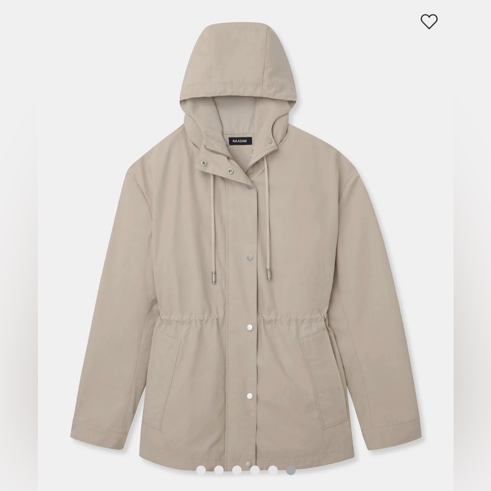 NAADAM Hooded Coat/Raincoat with Cashmere Lining, NWT! XS